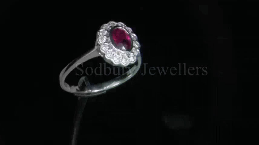 18ct Ruby & Diamond Ring