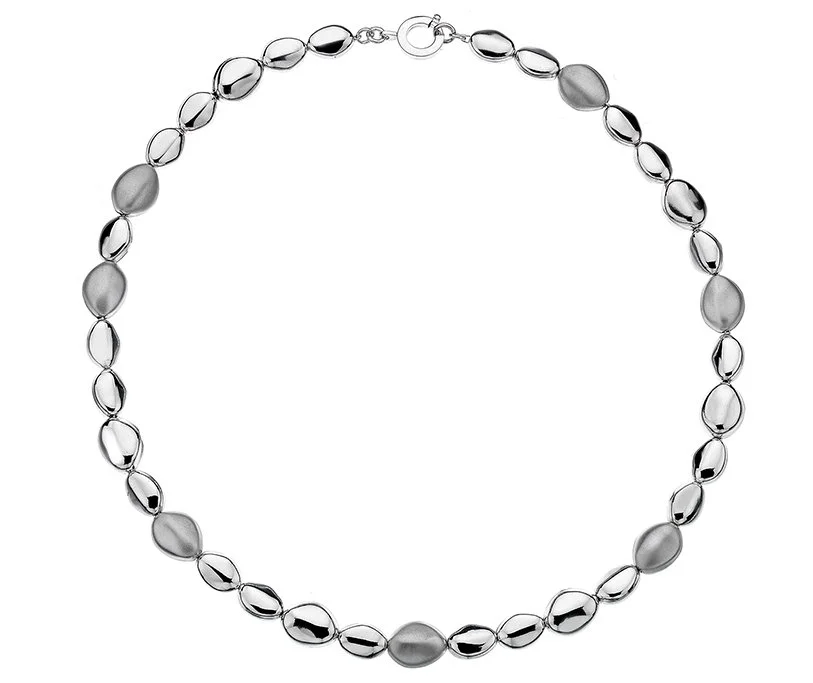 Silver Pebble Necklace