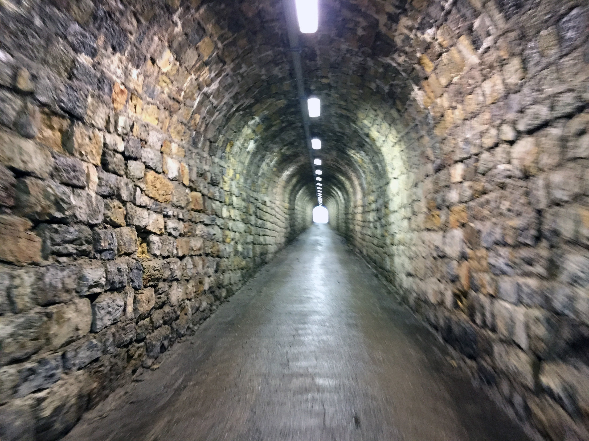 The torture tunnels of Monte Zoncolan.