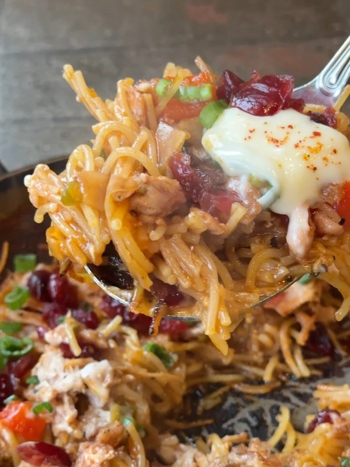 piping hot fideos on a cold february night 🤌🤌🤌