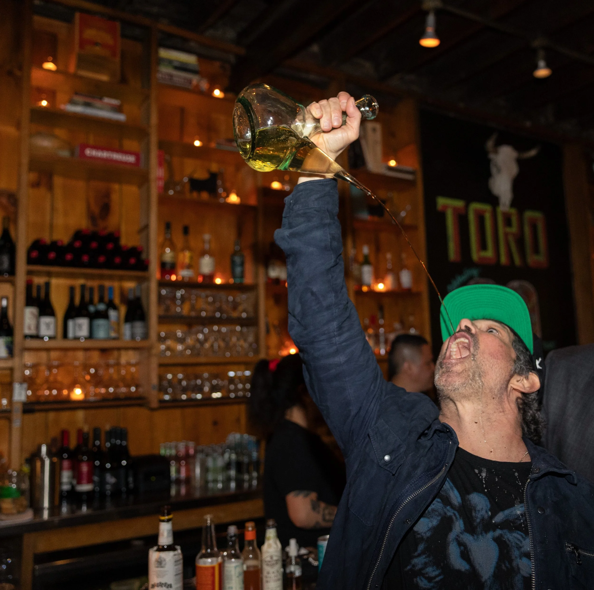 twenty years &amp; too many porrons for @kenoringer to count. swipe for proof.