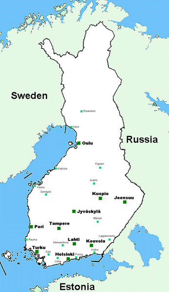 Finland. Credit: Wikimedia Commons