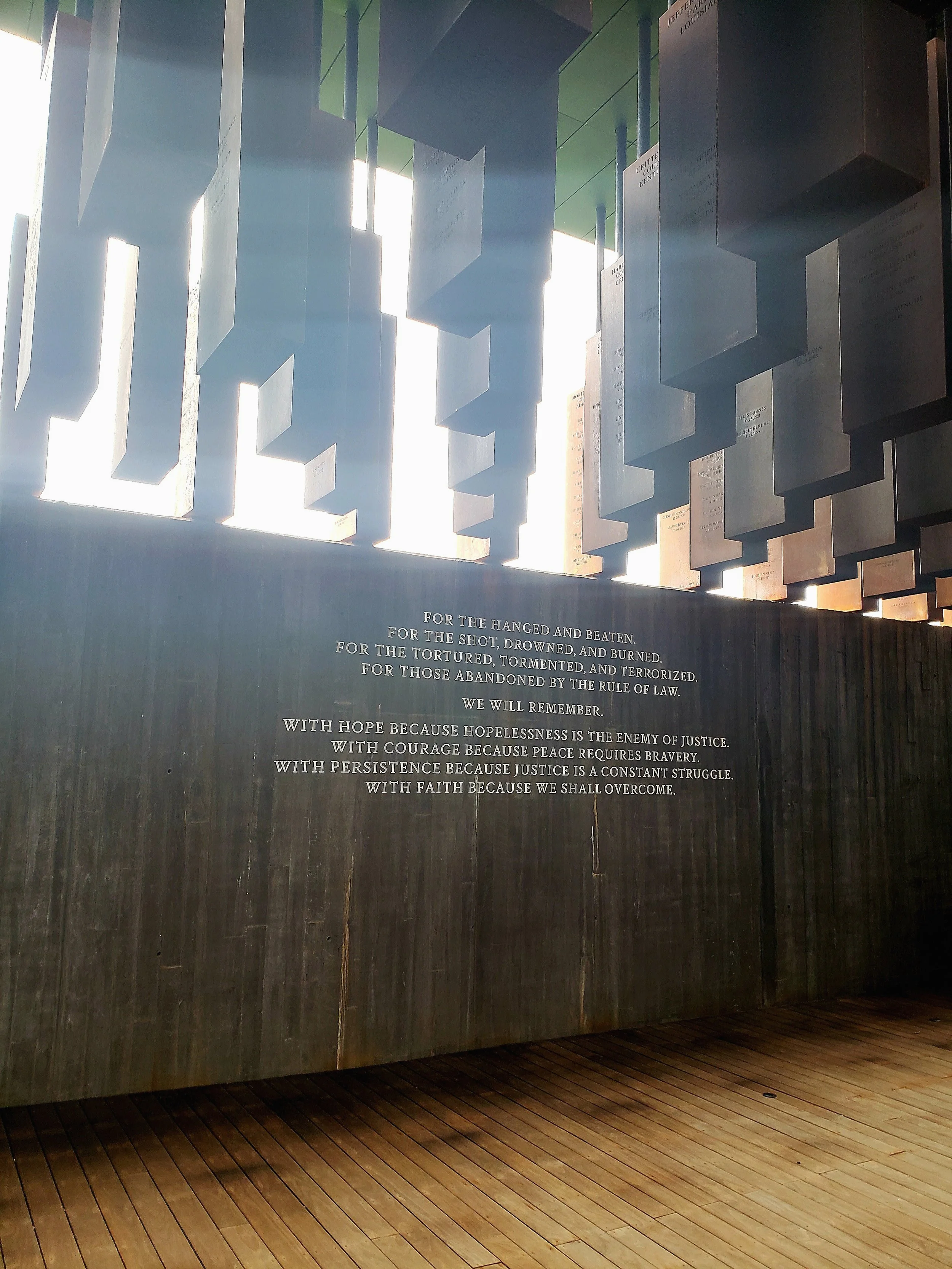Students Experience the Peace &amp; Justice Memorial 