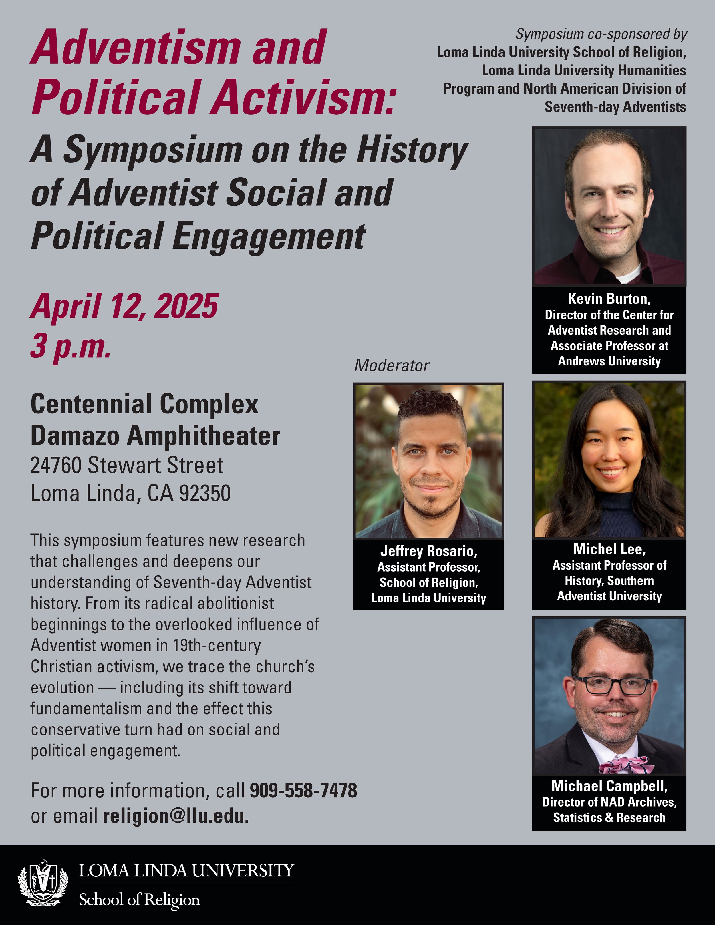 LLU Hosts Symposium on Political Involvement
