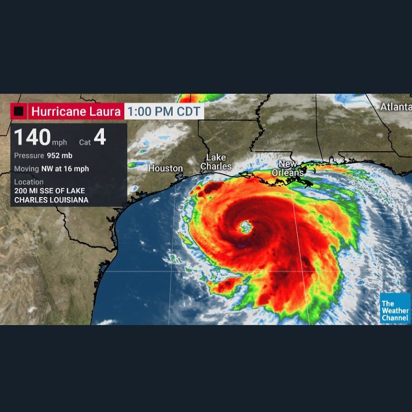 ⚠️ WEATHER ALERT ⚠️ 3PM #LAURA UPDATE: Still moving NW (315&deg;) at 16 mph. Should make the gradual turn over the next several hours. Last winds reported at 140 mph.  CALL GREENHOUSE ROOFING FOR YOUR ROOFING NEEDS ...