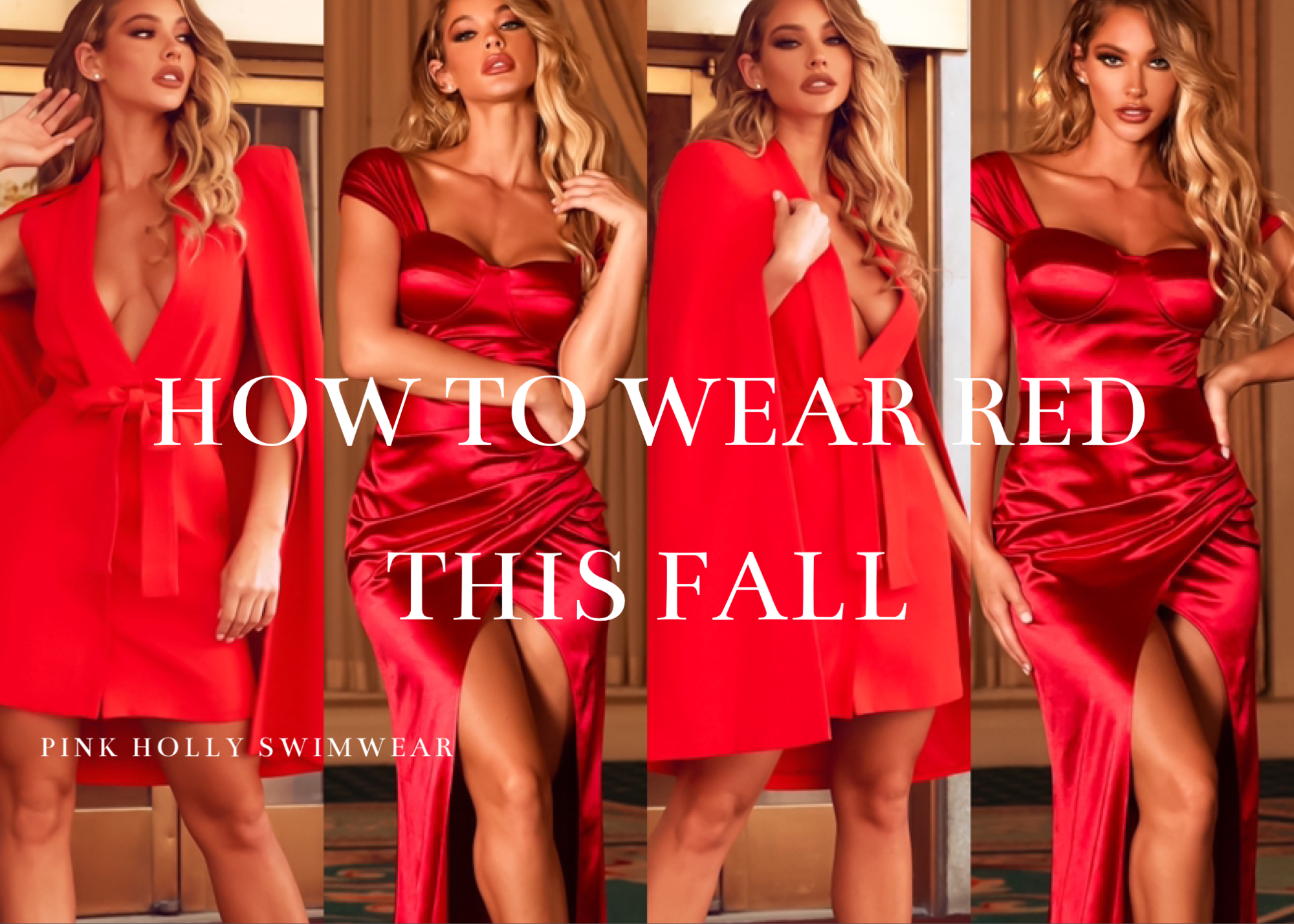 HOW TO WEAR RED THIS FALL ❤