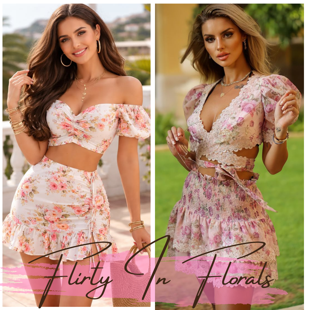 FLIRTY IN FLORALS ❤