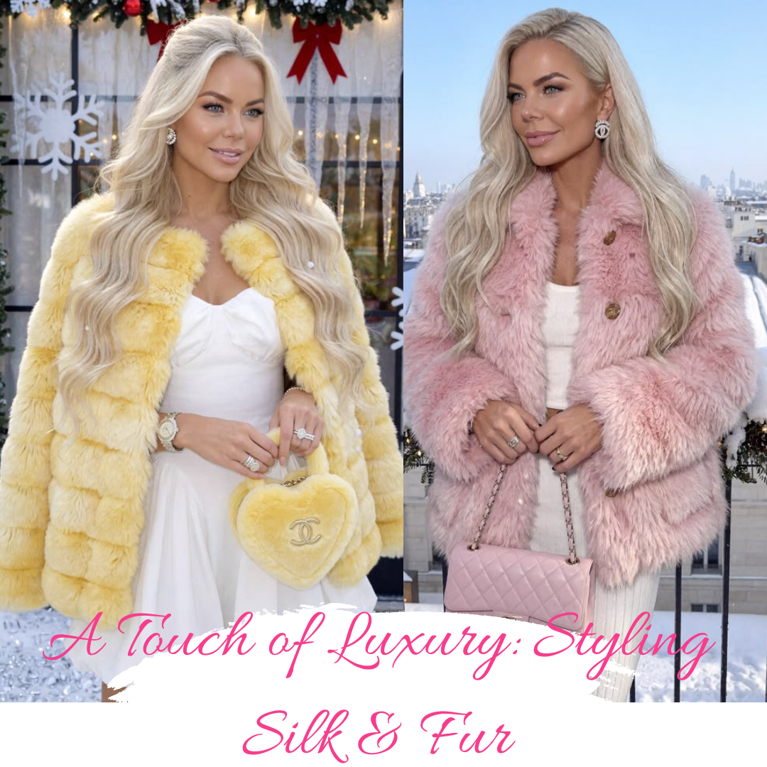 A TOUCH OF LUXURY: STYLING SILK &amp; FUR ❤