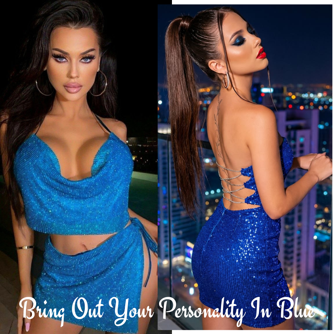 BRING OUT YOUR PERSONALITY IN BLUE  ❤