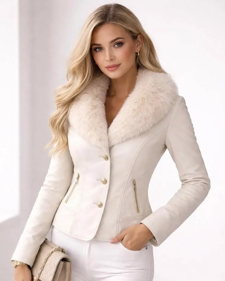 aaaaCream+Leather+Jacket+with+Fur+Collar+-+Women%27s+Slim+Fit+Winter+Coat.jpg