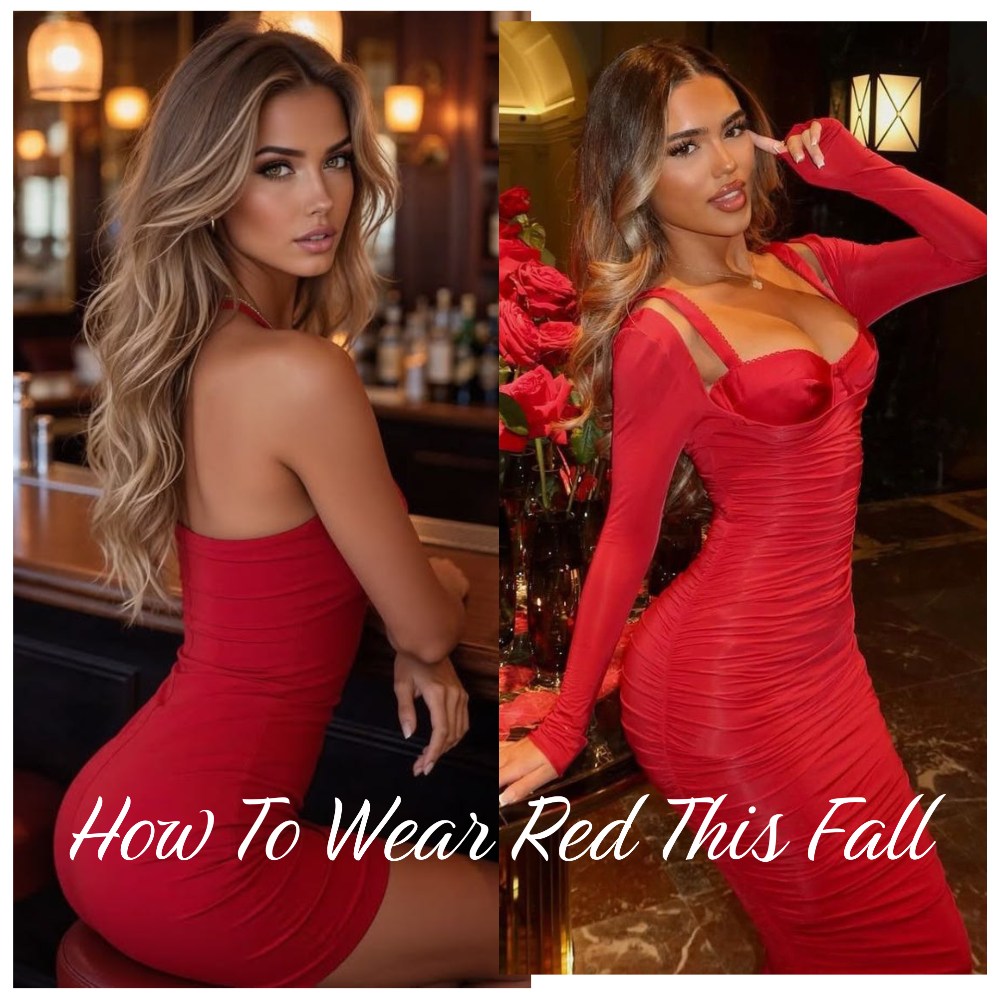 HOW TO WEAR RED THIS FALL ❤
