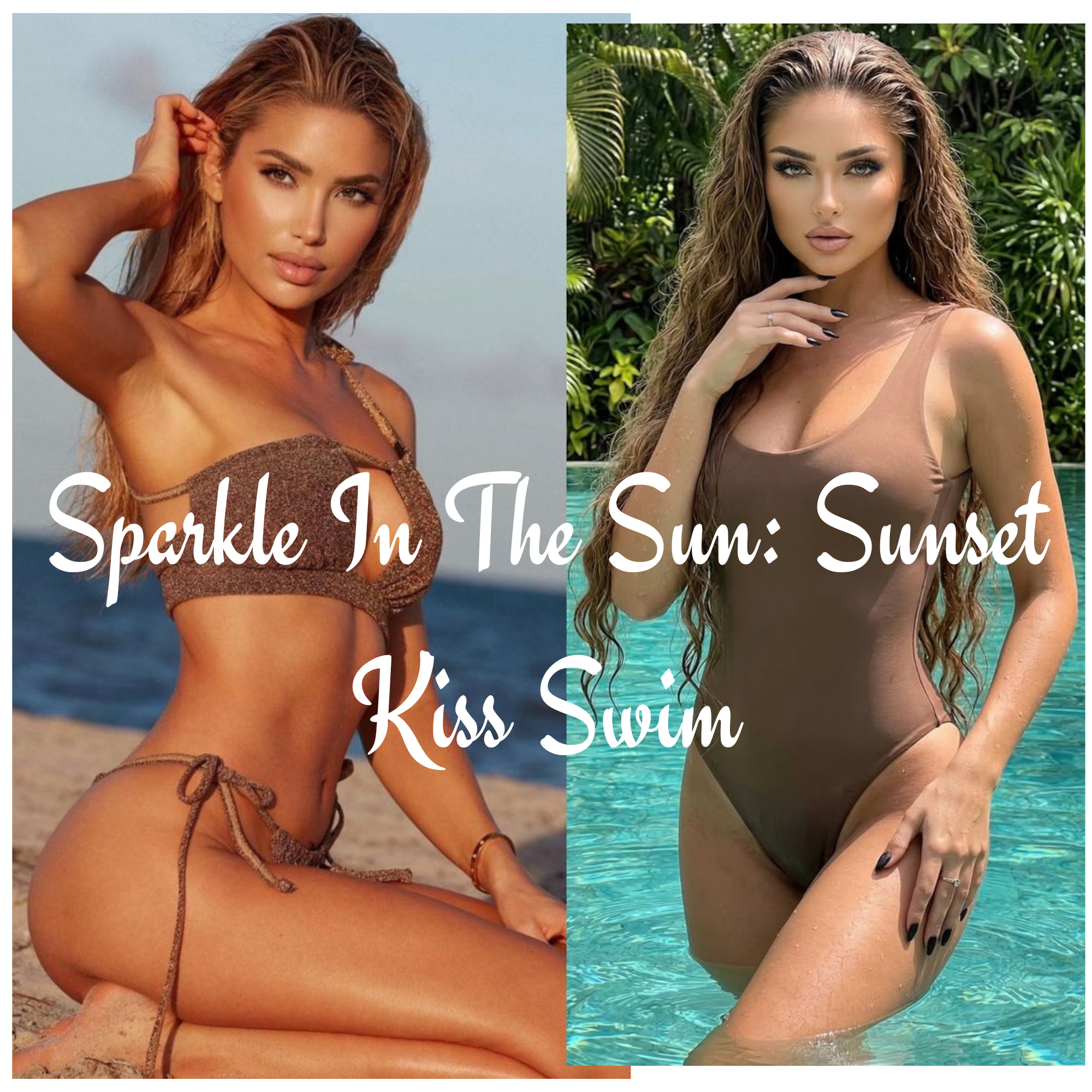 SPARKLE IN THE SUN: SUNSET KISS SWIM ❤