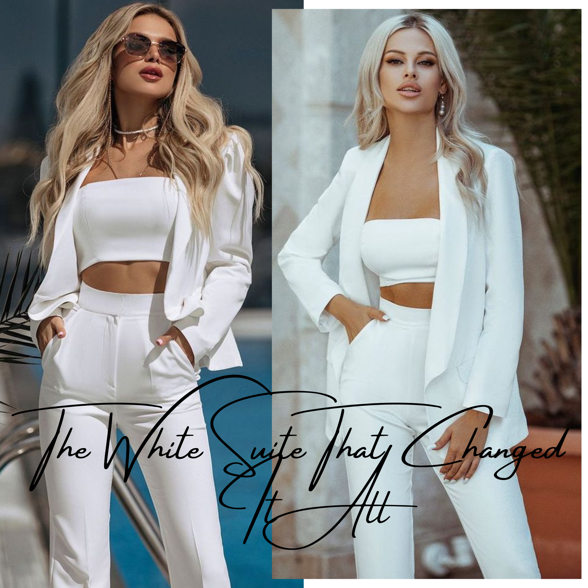 THE WHITE SUITE THAT CHANGED IT ALL ❤