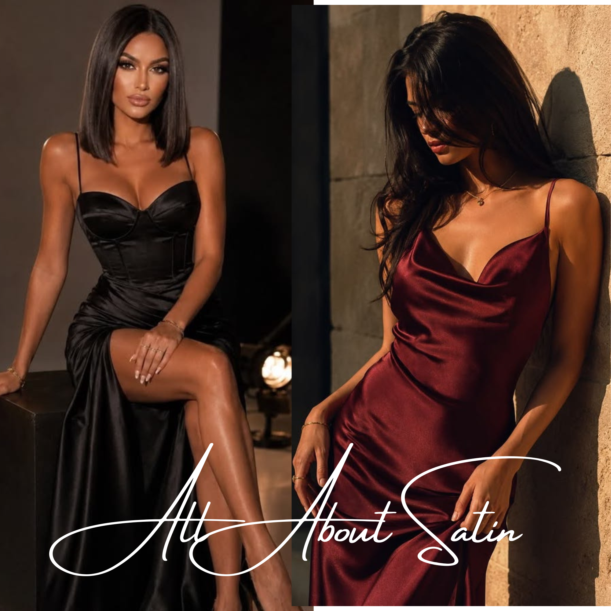 ALL ABOUT SATIN: SHINE AT FORMAL EVENTS ❤