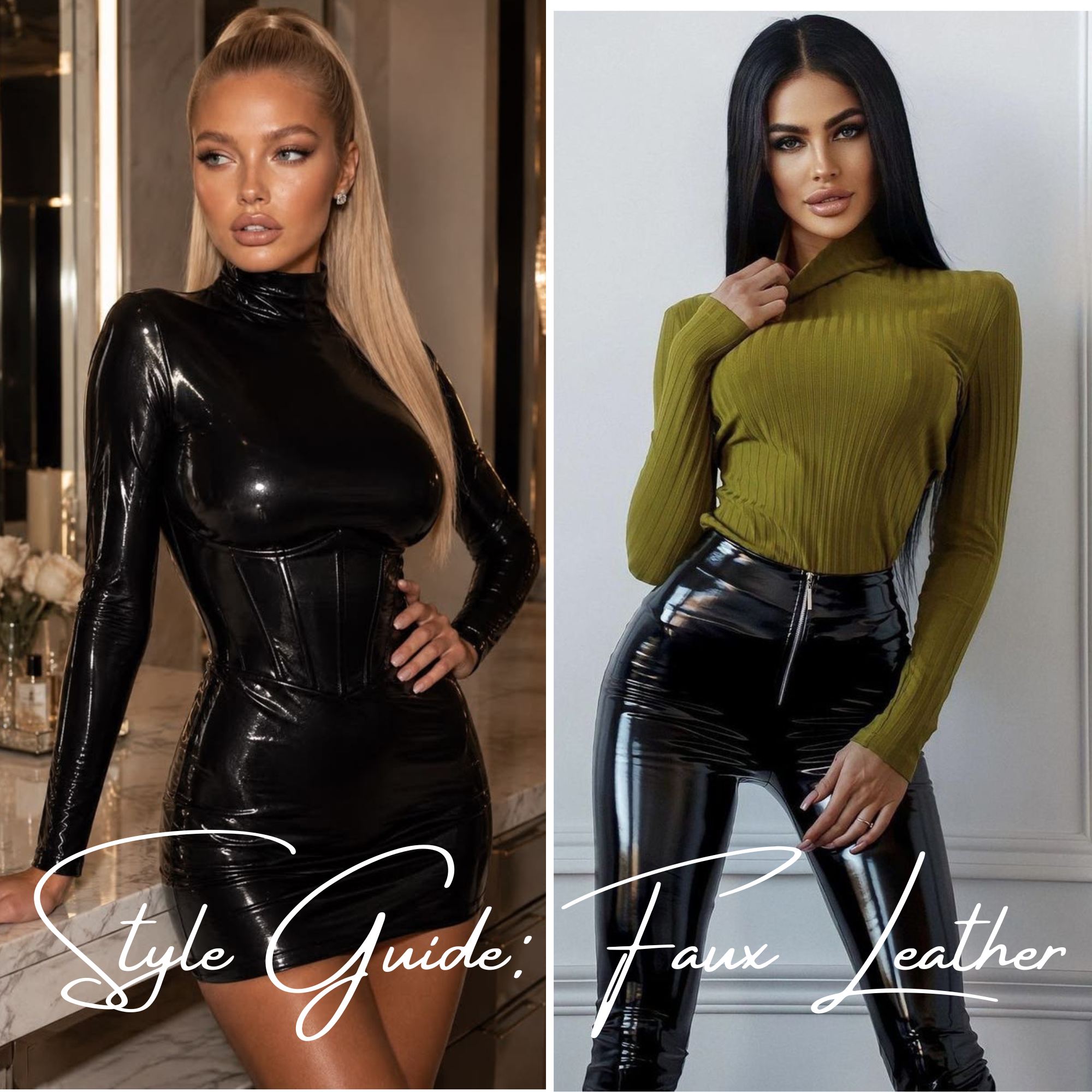 STYLE GUIDE: FAUX LEATHER ❤