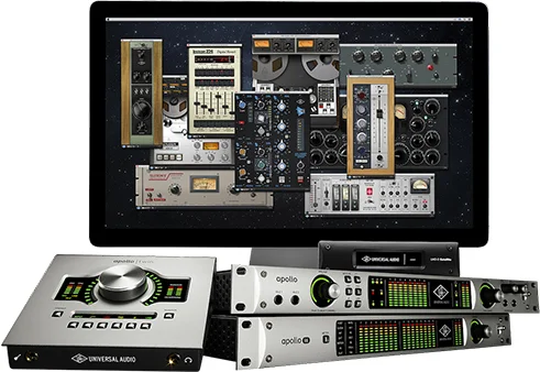 Industry Leading Universal Audio Apollo series DAW hardware. Industrial Design by Lucian Tu.