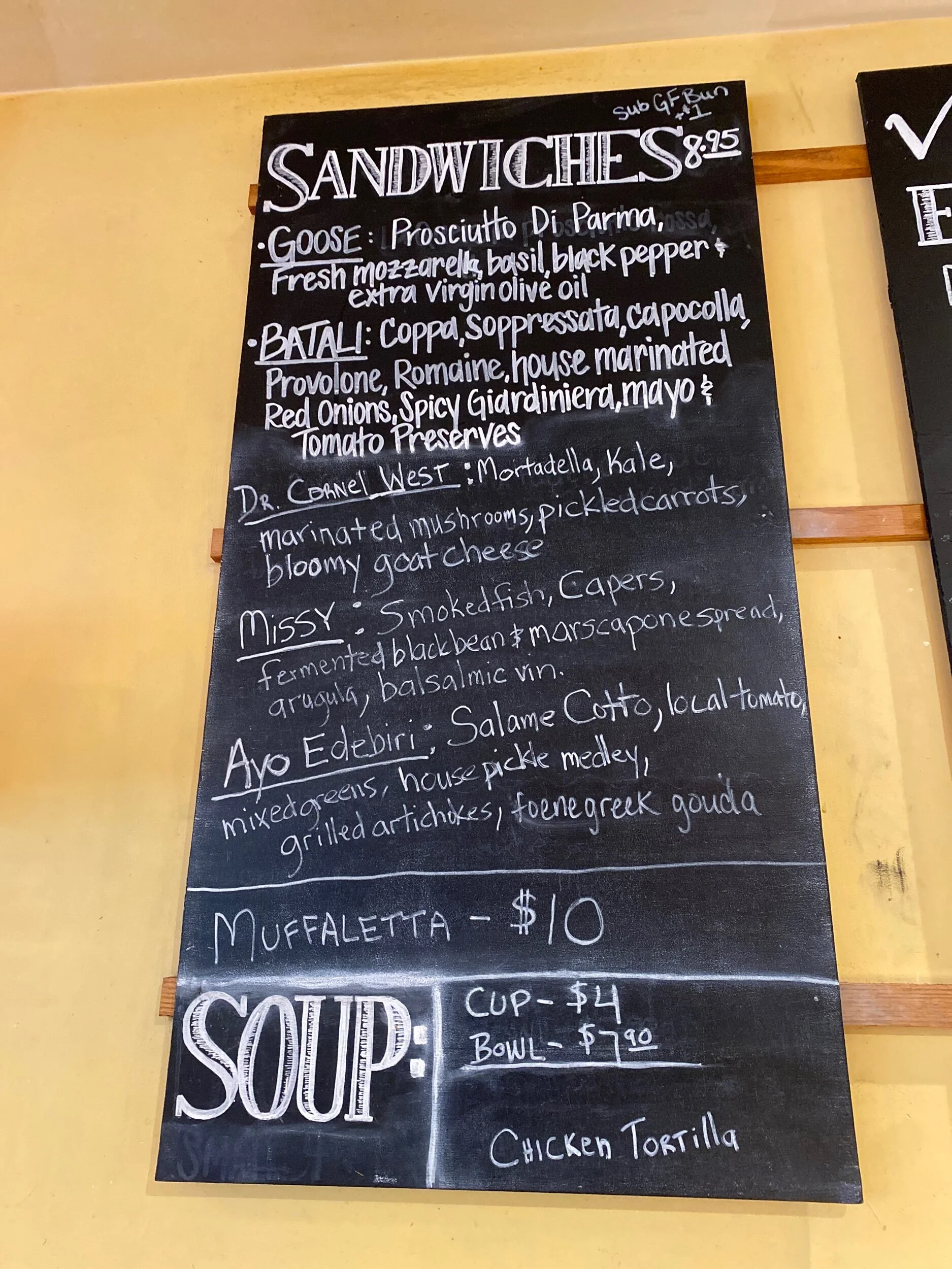 Today's Menu — Goose the Market