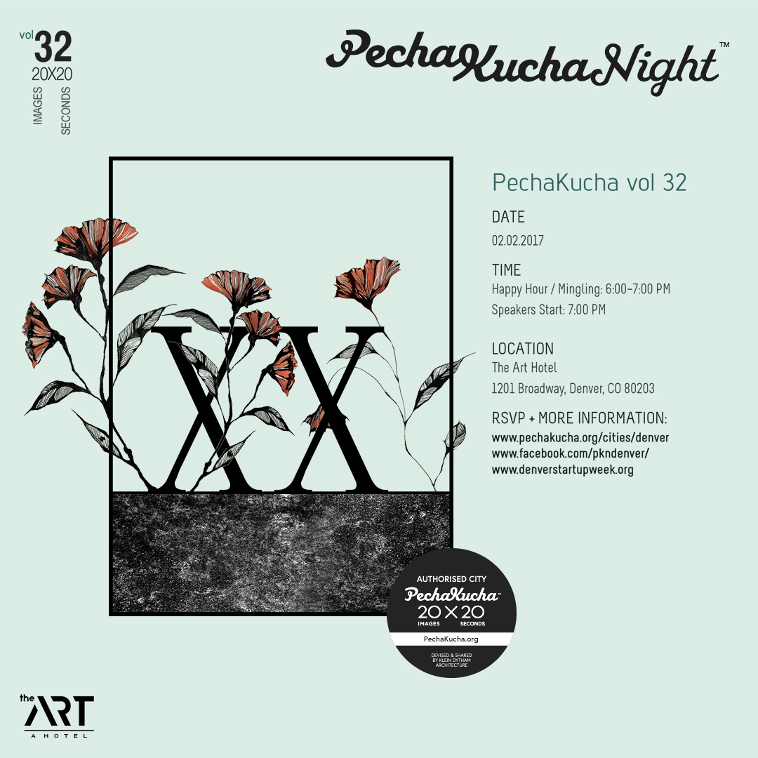 PechaKucha Denver, Poster Design