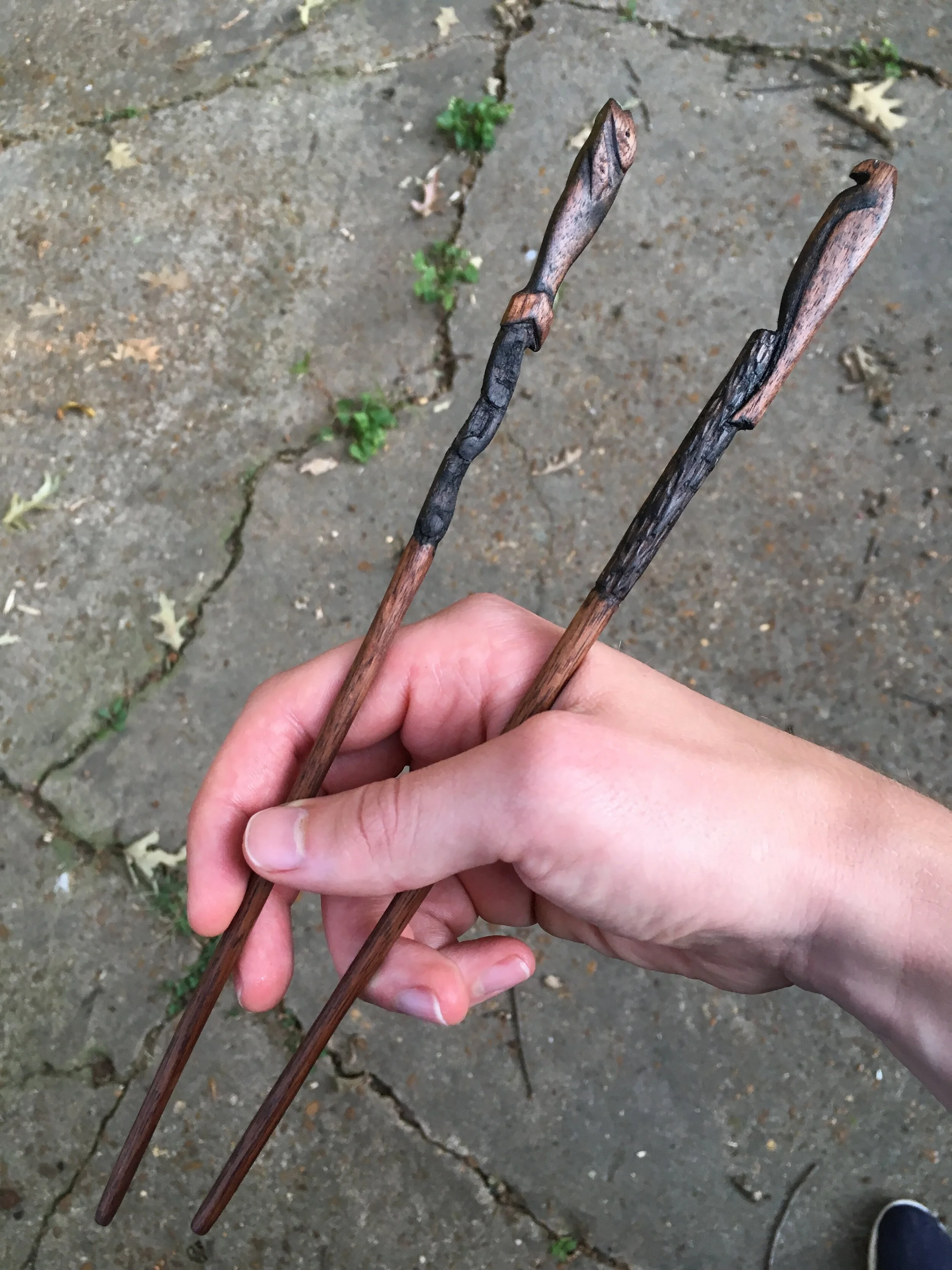 Fish and Osprey Chopsticks