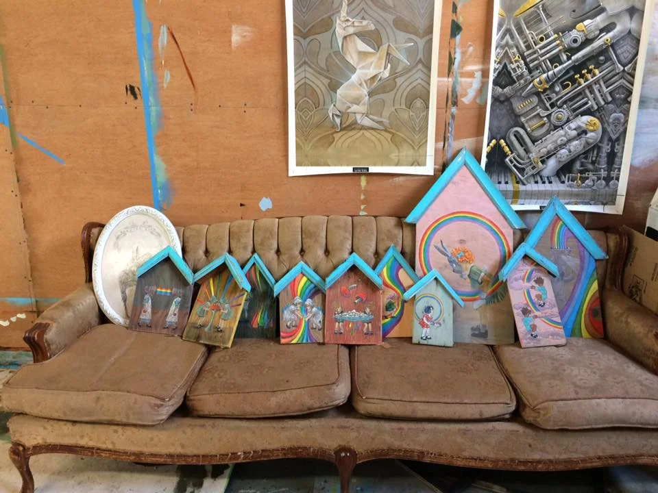 Studio view by appointment. I have original works and prints for sale. 