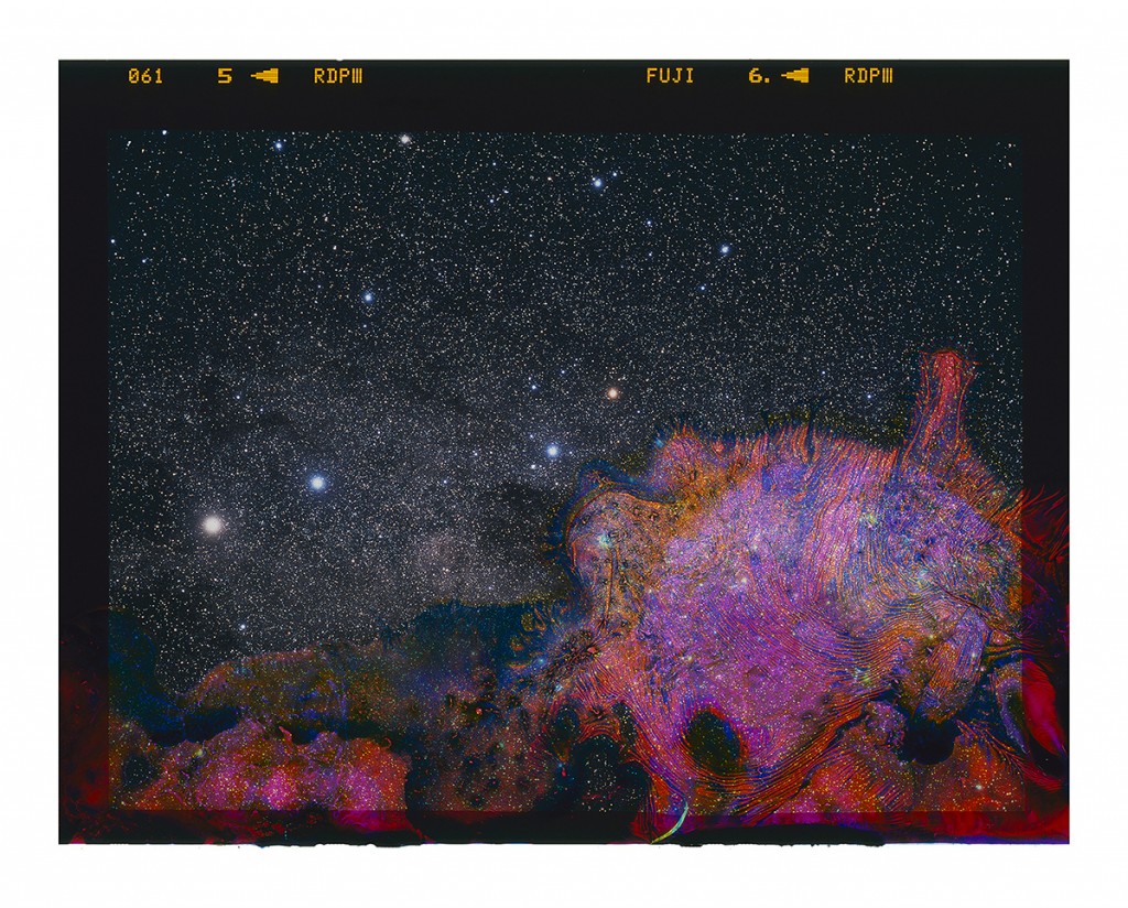 A Photograph of the Milky Way Eaten by Bacteria Found in Unpasteurized Milk
