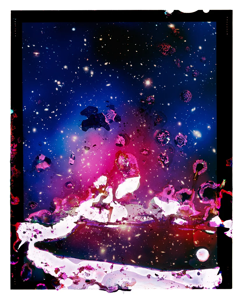 A Photograph of Pandora’s Galaxy Cluster Eaten by Bacteria Found in My Cat’s Litter Box