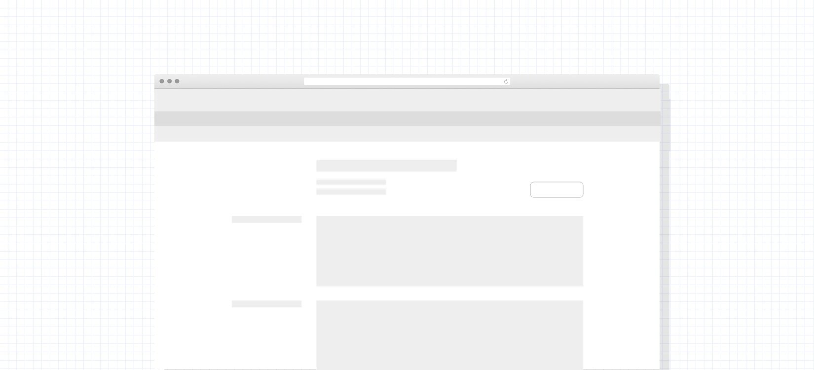 Original 'Overview' screen wireframe