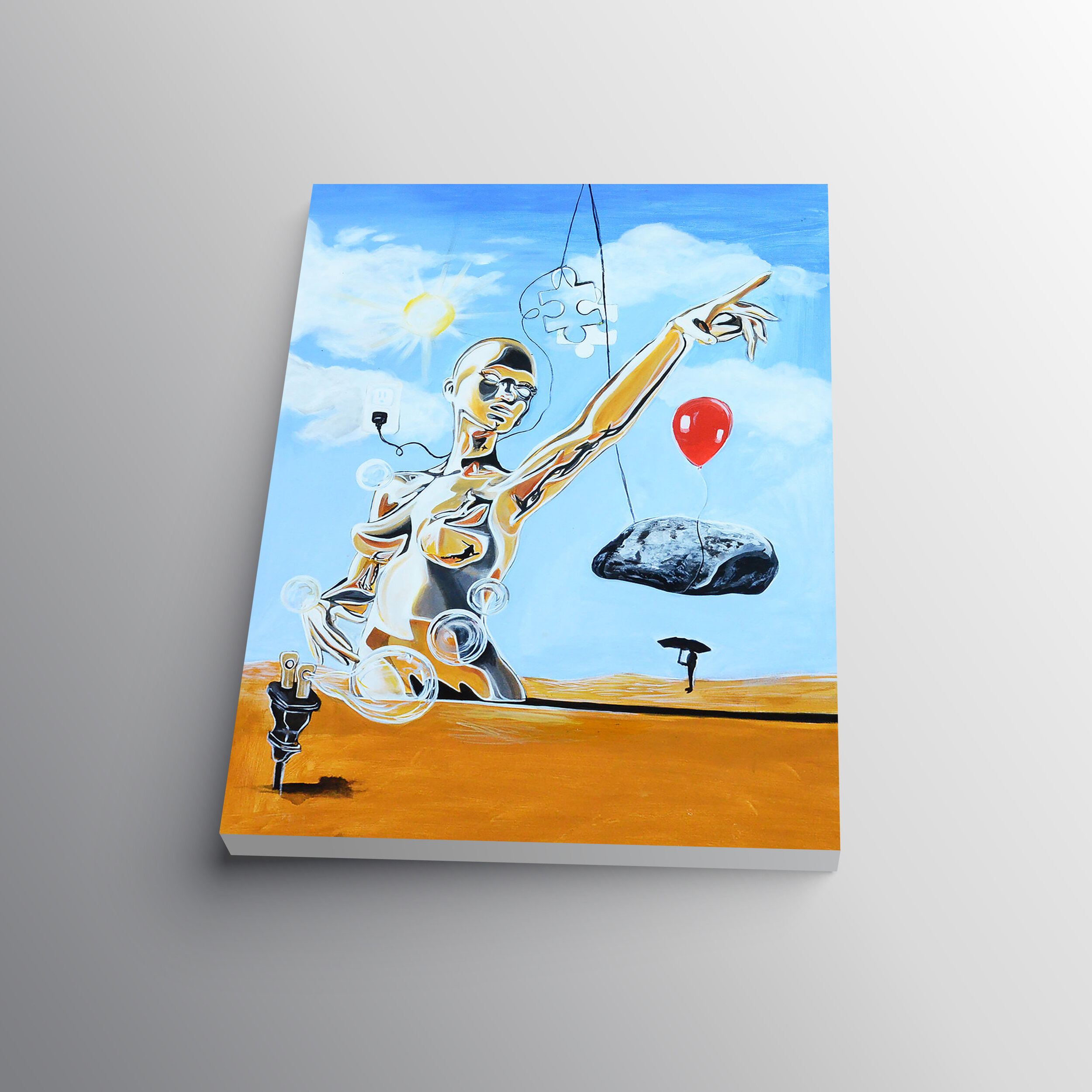 CUZ I BEEN THINKIN BOUT U Canvas Print