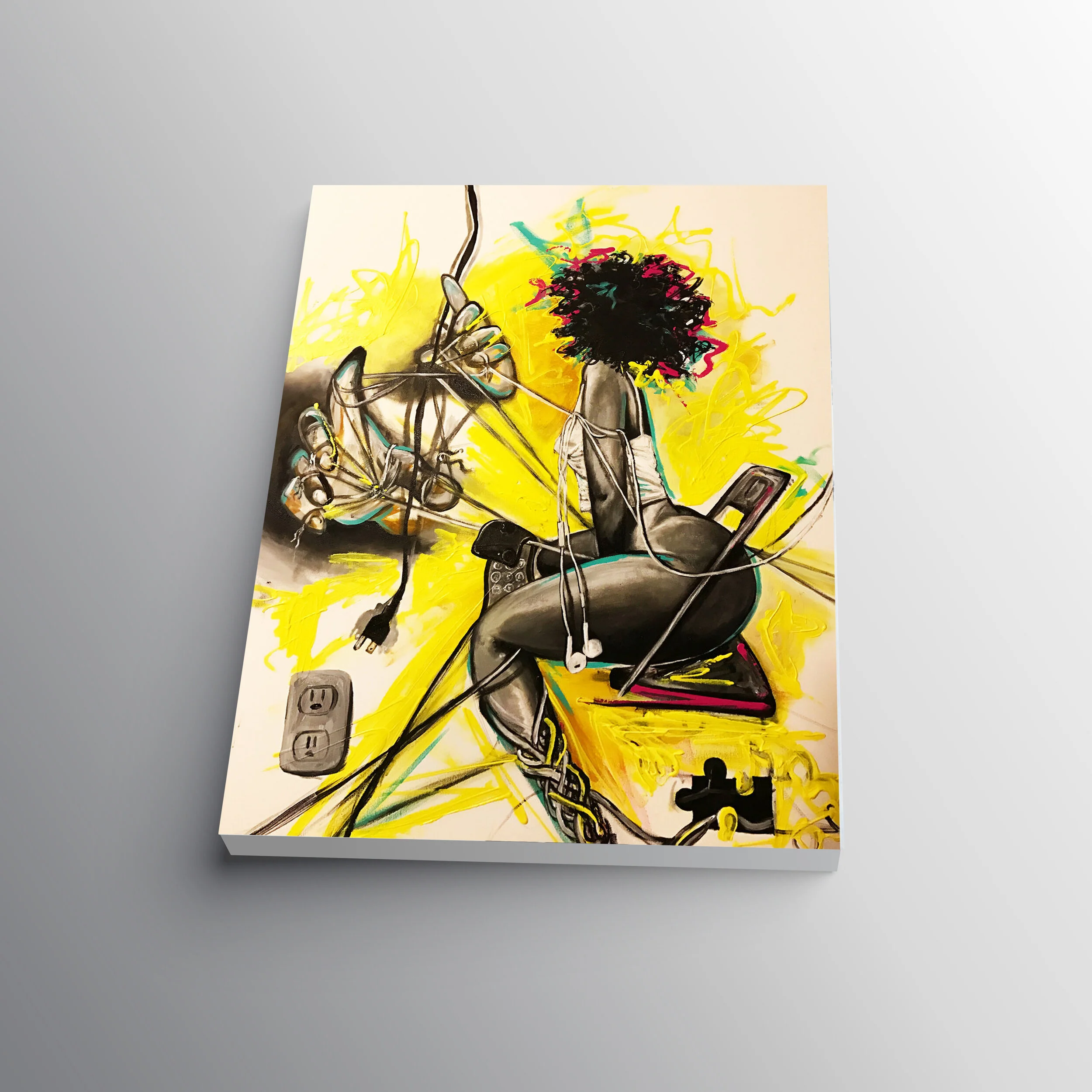 NO STRINGS ATTACHED Canvas Print 