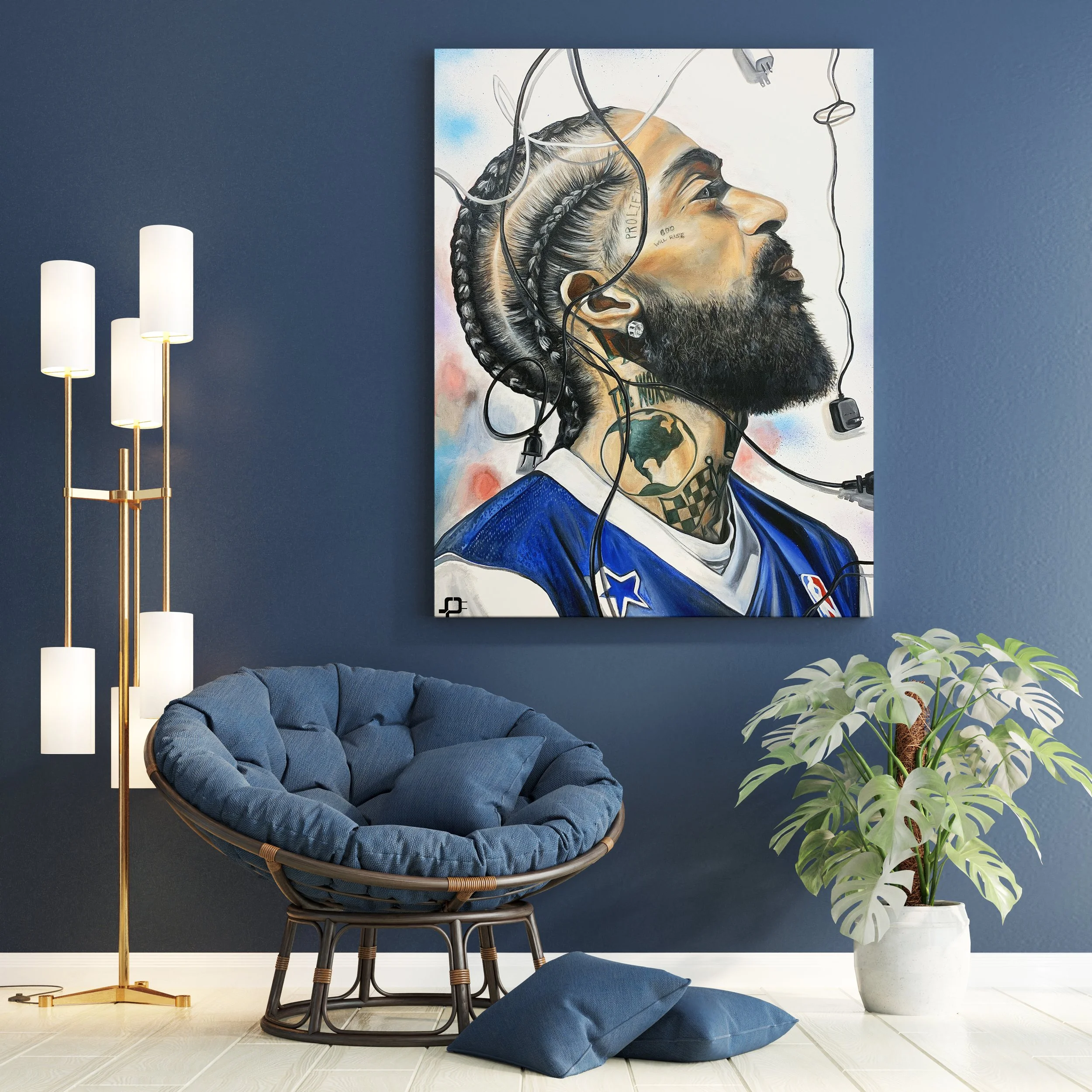 NIPSEY BLUE Canvas Print