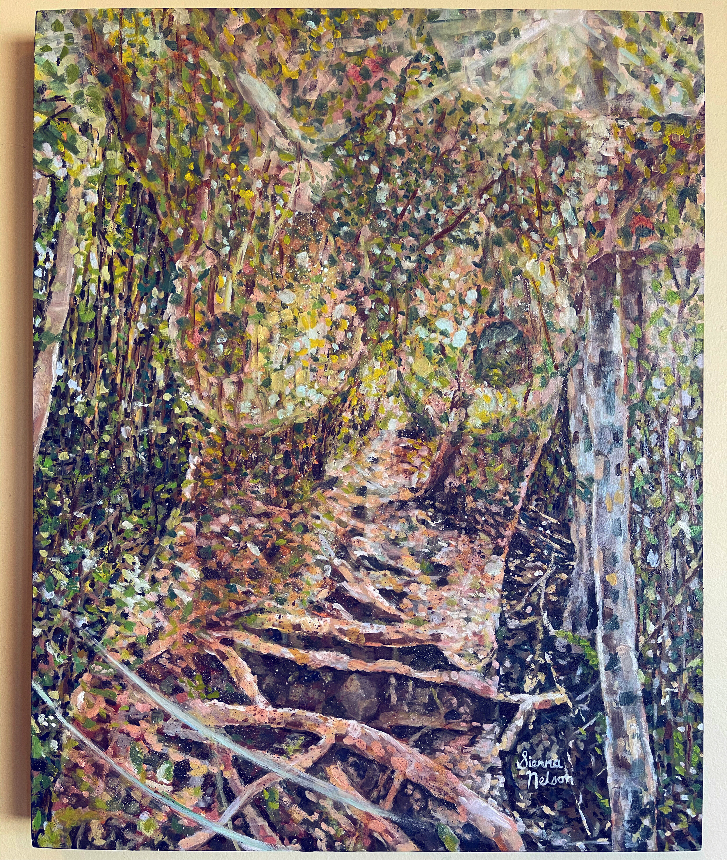 Forest Pathway 20x16in oil on wood panel GW .JPG