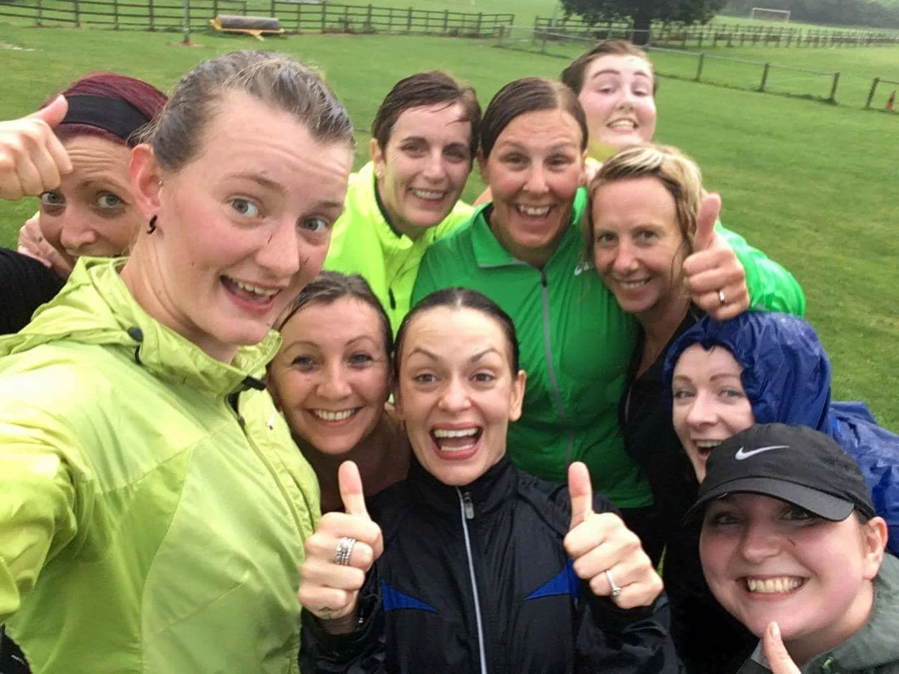 Group shot of bootcamp ladies in Wetherby