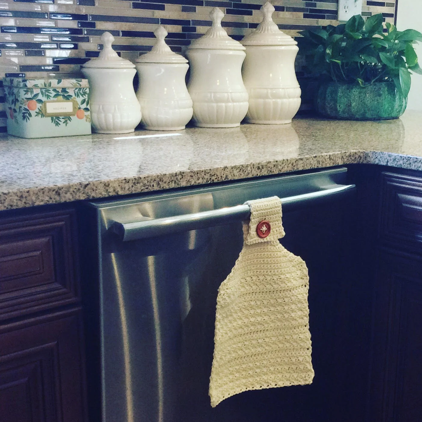 Handmade Crochet Kitchen Hand Towel