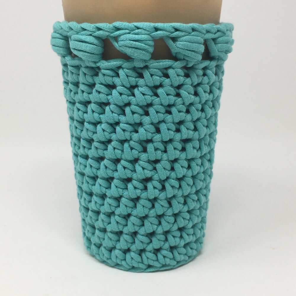Reusable Iced Coffee Cup Cozy — Brittany's Buttons