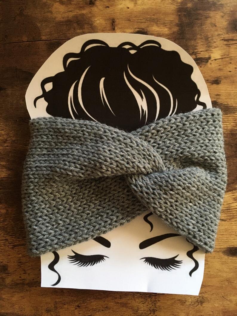 Turban Style Knit Headband