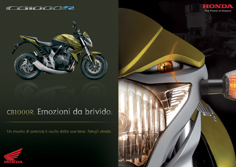 Translation: Killer Emotions.Nation-wide Ad Campaigns for Honda Italia - &nbsp;LS &amp; Partners Advertising /&nbsp;Rome, Italy &nbsp;/ &nbsp;Copywriter -&nbsp;Daniele Papa