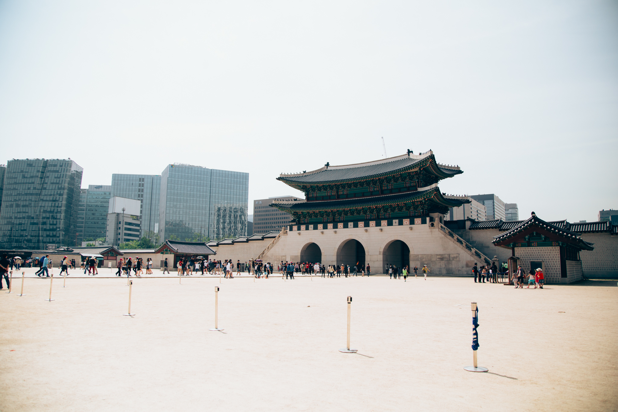 Gyeongbokgung Palace was the first palace ever to be built during the Joseon Period. For 516 years, 27 kings ruled Korea. That's some good genes!