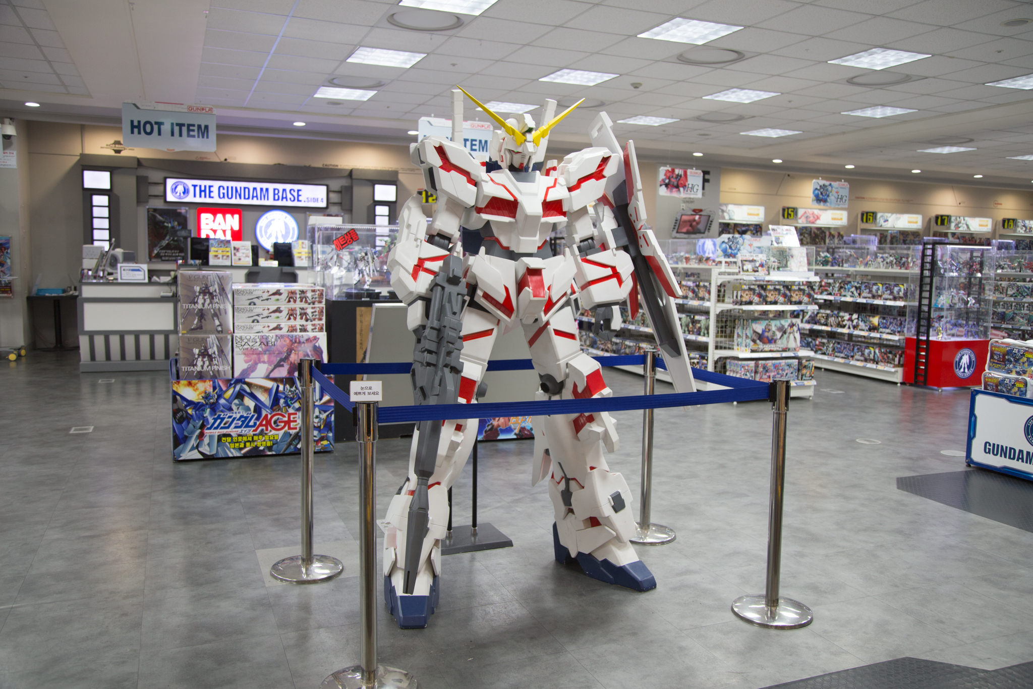 I stumbled upon a giant Gundam Mobile Suit store and I just couldn't resist :)