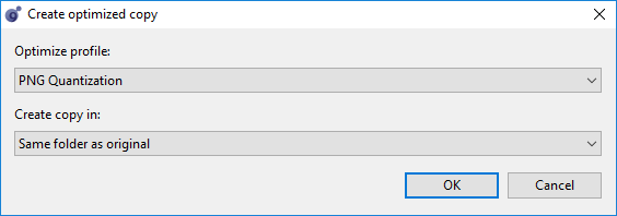 Choose compression settings in Explorer
