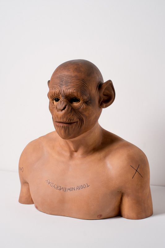 Abdul-Rahman Abdullah , Monster Maker , 2016, 51 x 48 x 27 cm, painted wood Image courtesy of the artist and This Is No Fantasy + Dianne Tanzer Gallery