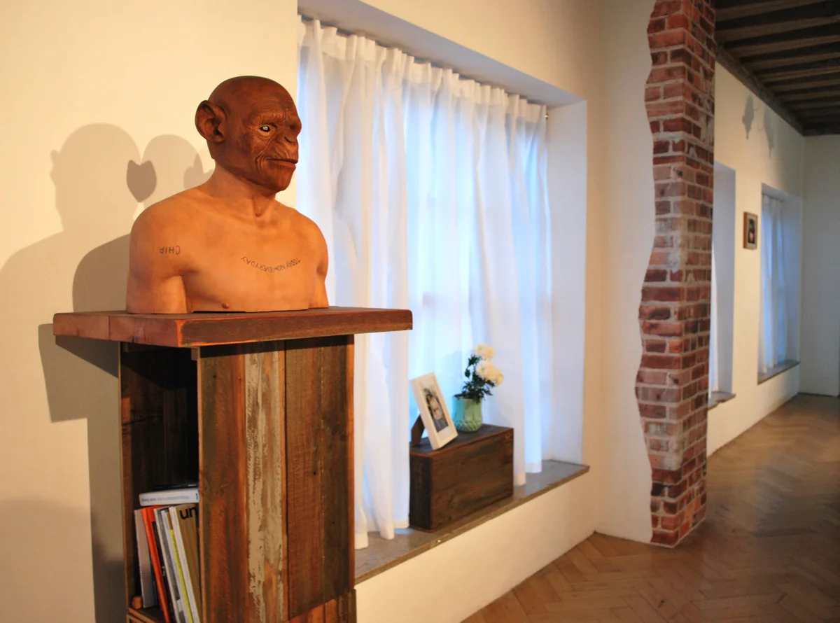 Abdul-Rahman Abdullah Monster Maker 2016 Installation view, The Fraud Complex , West Space, Melbourne, 2016 painted wood Image courtesy of the artist and This Is No Fantasy + Dianne Tanzer Gallery