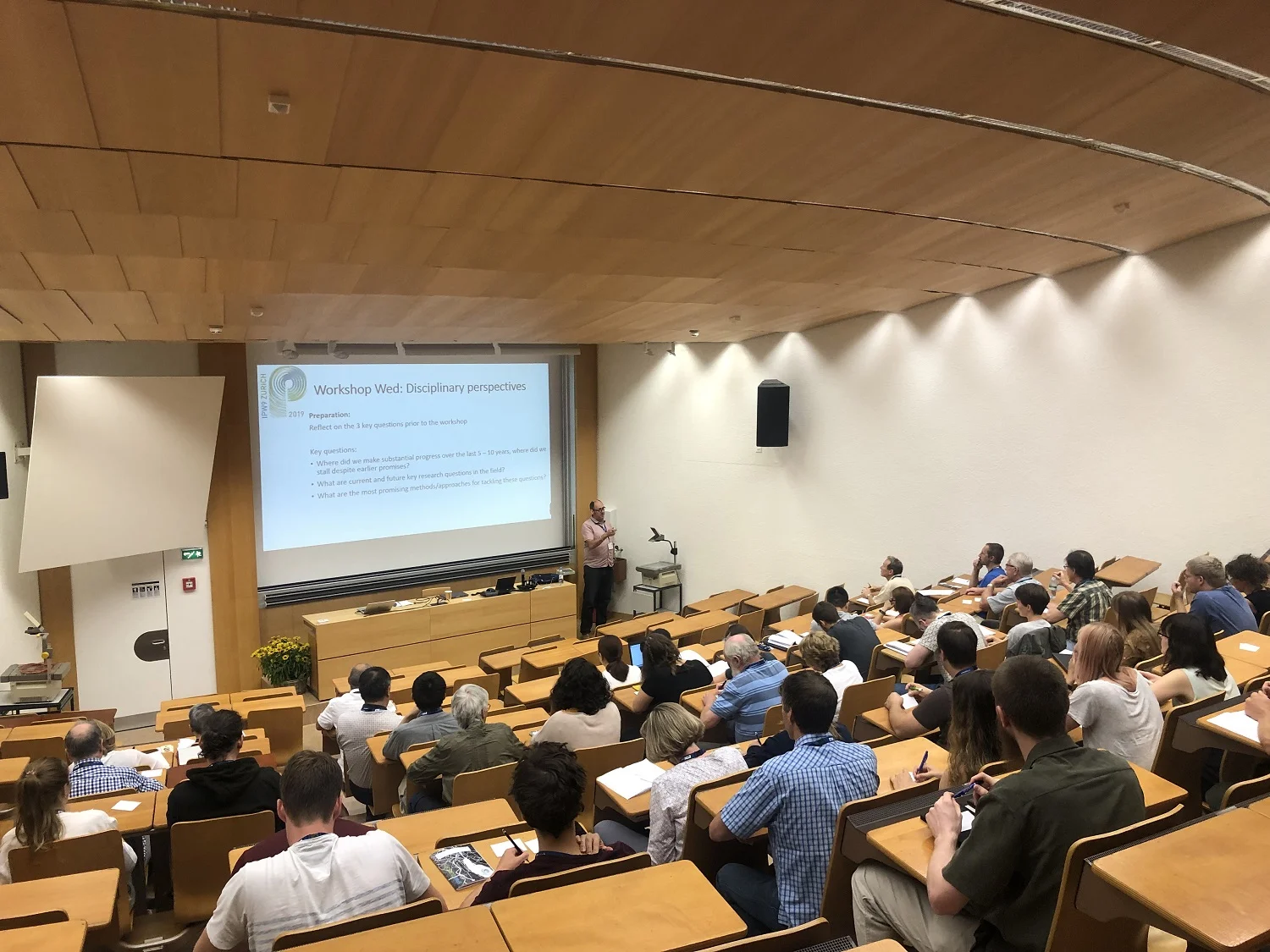 IPW9 participants during the first workshop session. Photo: G. Crain