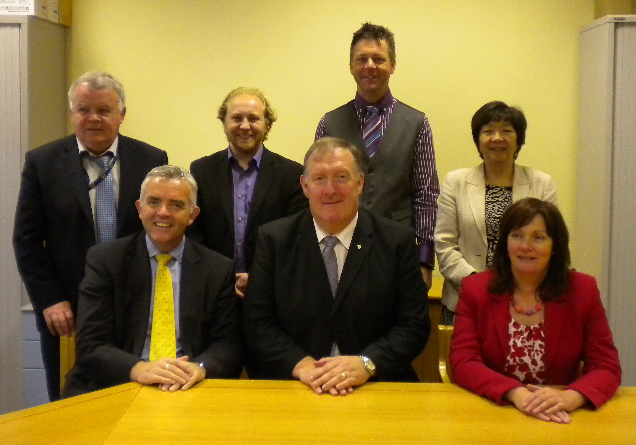 APG on Fairtrade Members and Secretariat with Office of the First Minister and deputy First Minister (OFMdFM) Jnr Ministers.