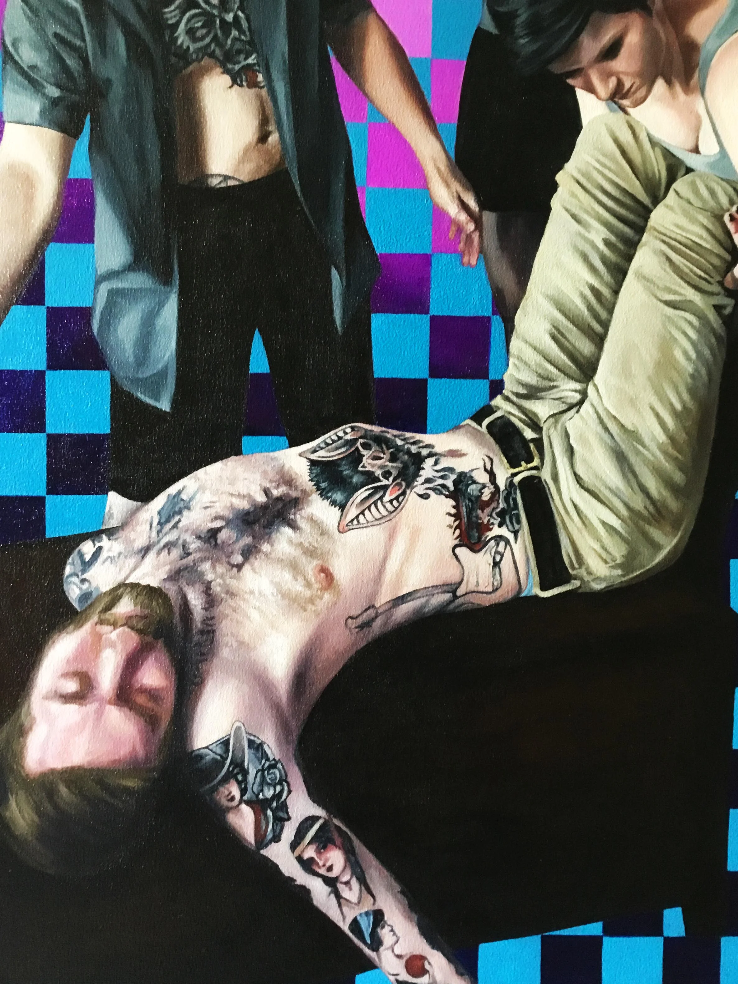 The Purple Entombment (detail)