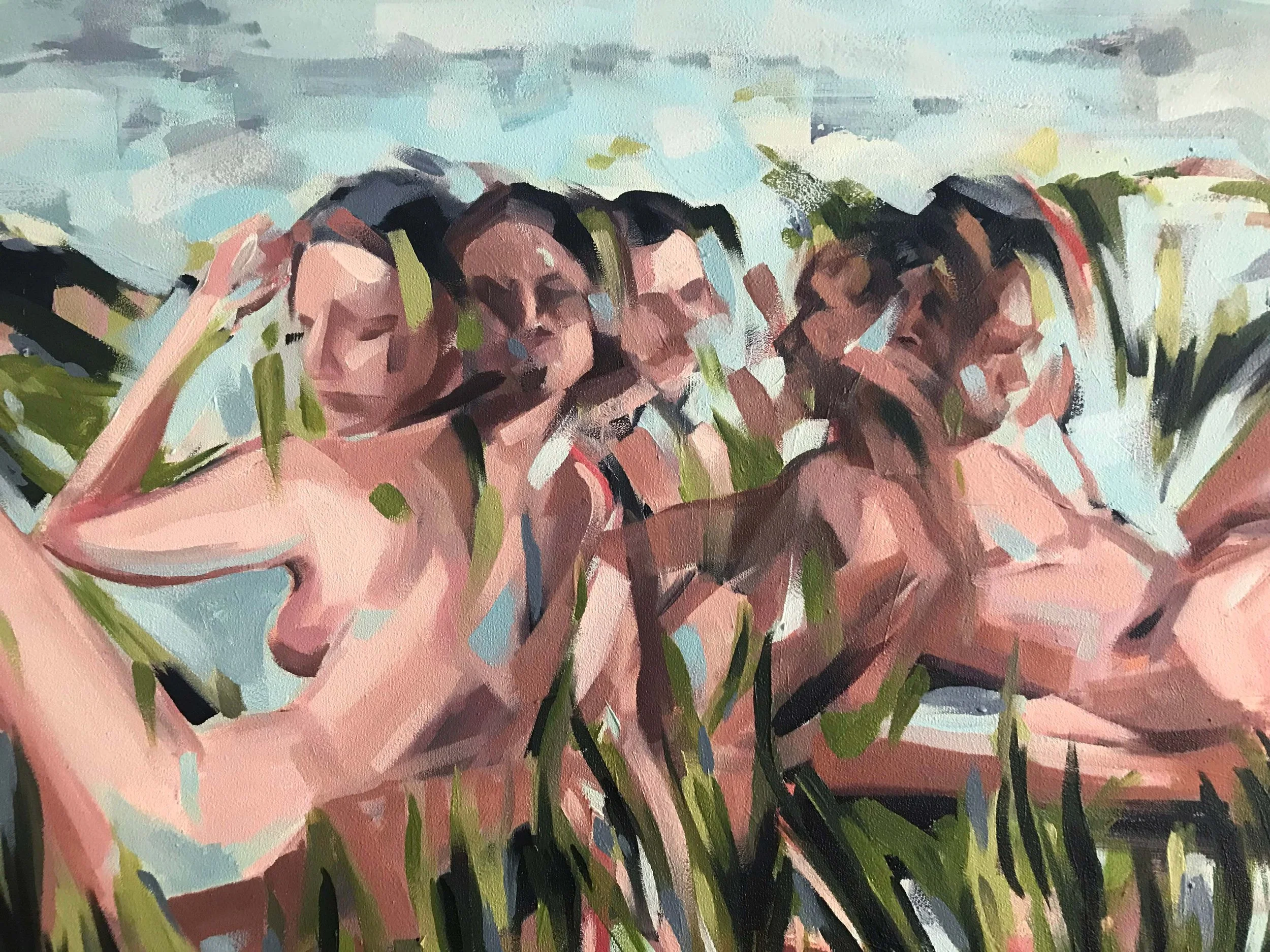 Among the Tall Grass (detail)