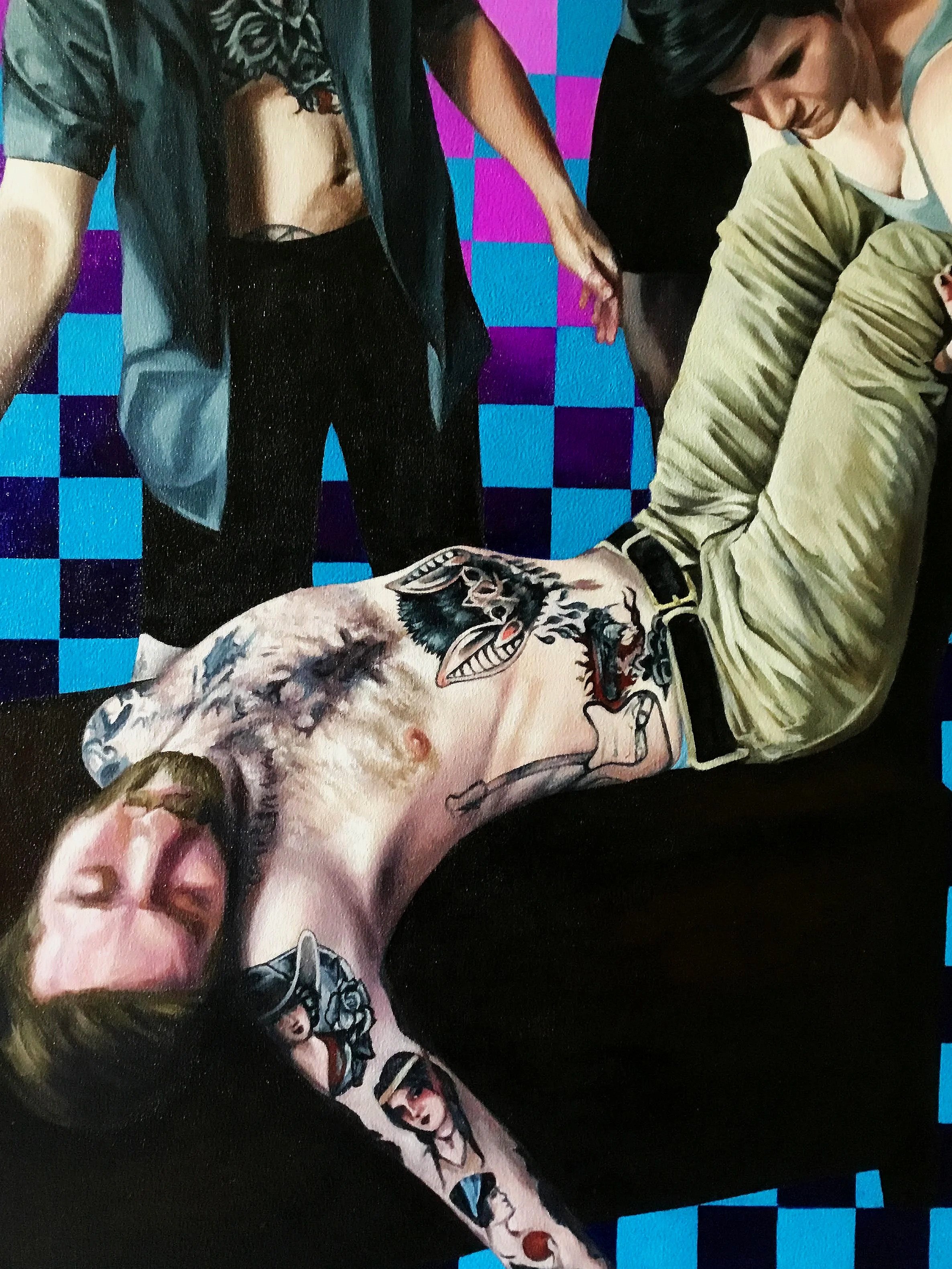The Purple Entombment (detail) (Copy)