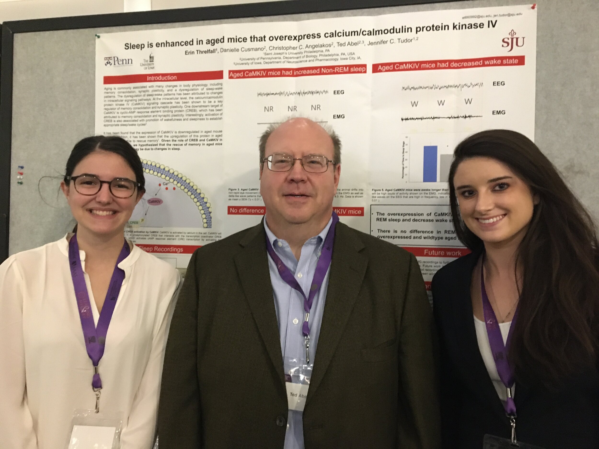 Molecular and Cellular Cognition Society 2019 annual meeting with Dr. Ted Abel
