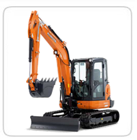 Excavators (10,000lb-15,000lb)  (Exhaust Scrubbers Available)    KX-057 – 13,000lb