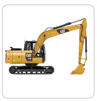 Excavators (30,000lb+)     PC138 LC- 32,000lb      CAT313F LGC- 30,300lb