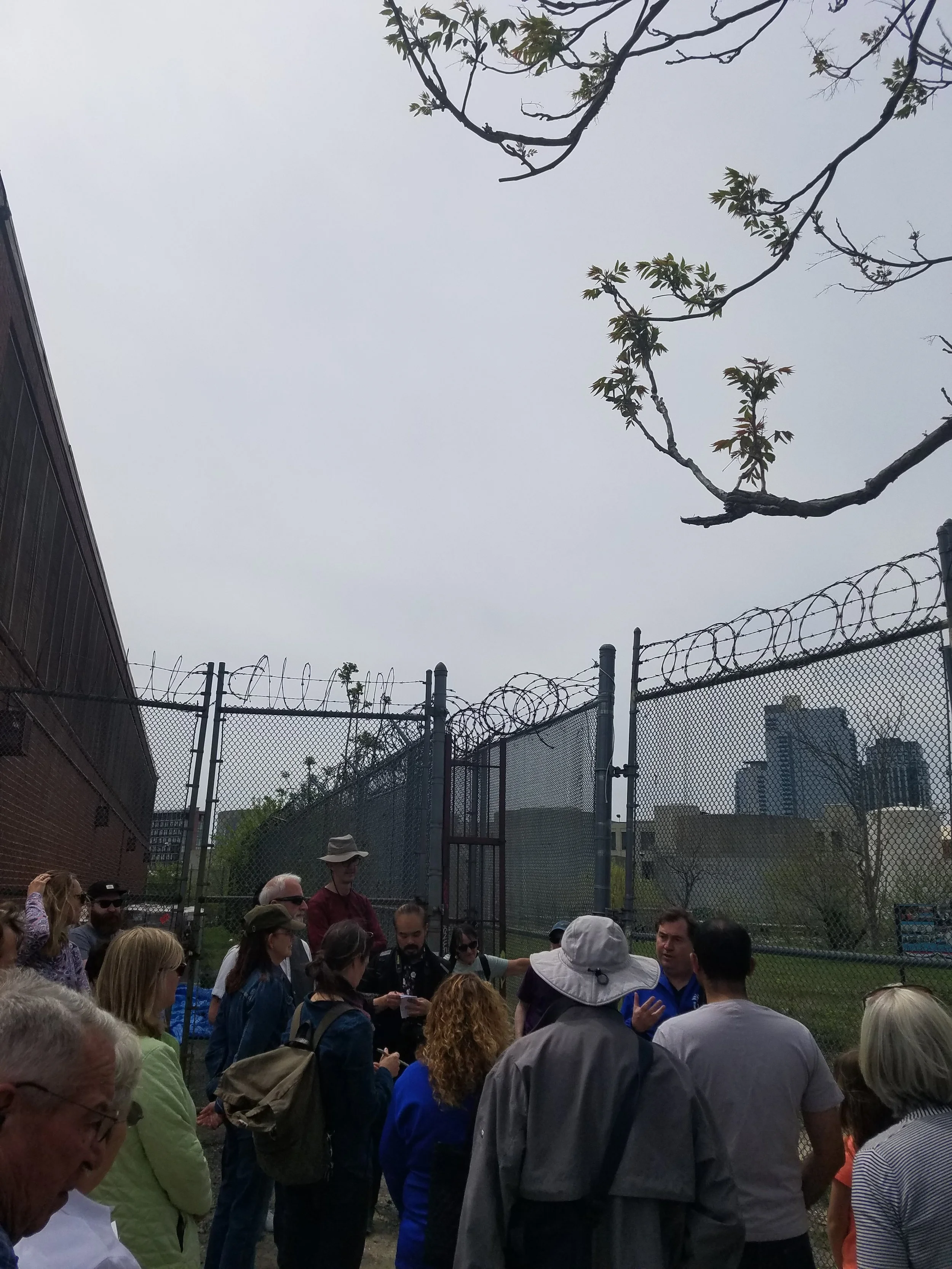 Second stop: Quay St. looking out onto Bushwick Inlet